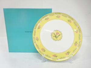 TIFFANY&Co.　ティファニー　ピンクチューリップ　ディッシュプレート(26センチ)　洋食器